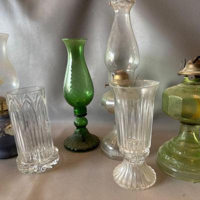 Misc Oil Lamps and Vases