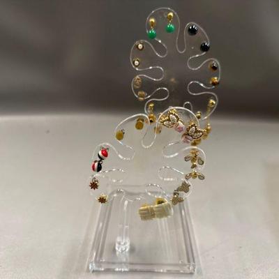 Costume Jewerly with Palm Leave organizer