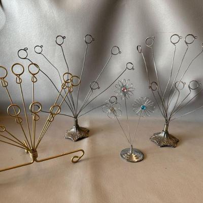 Decorative Picture or Card Holders