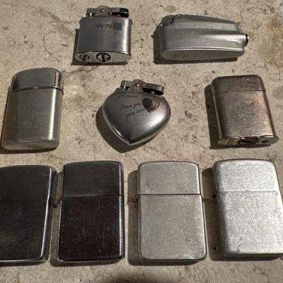 Vintage Lighters and Lighter Cases