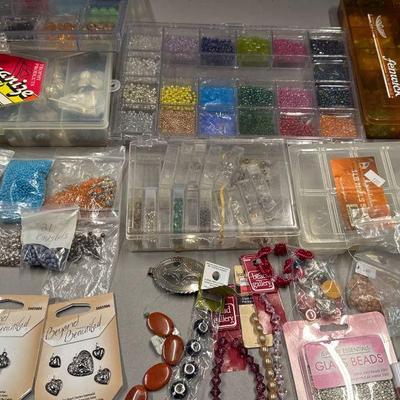 Assorted Jewelry Making Supplies