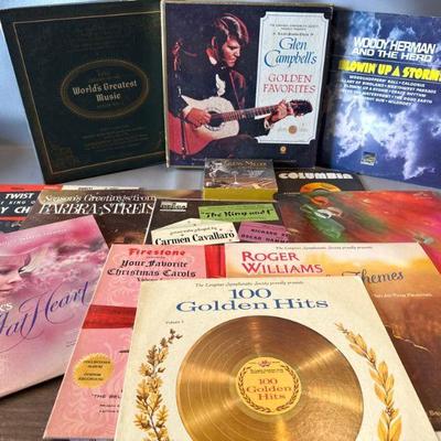 Barbara Streisand, Glenn Miller, Glen Campbell, Chubby Checker