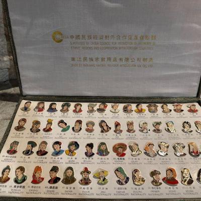 Pins- Nationality Pins in Case