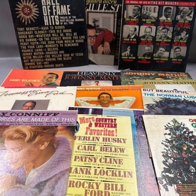 Albums - Johnny Mathis , Glen Campbell, Ray Coniff, Harry Belafonte and more
