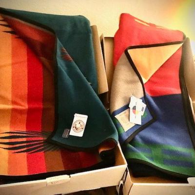 3 Pendleton Blankets with boxes