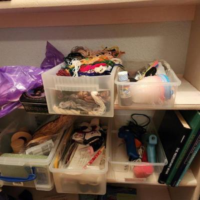 Lots of crafts odds and ends