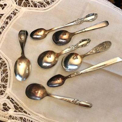 Silver baby spoons!