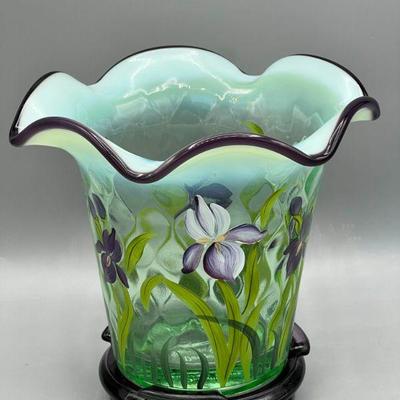 Fenton Designer Showcase Series Vase & Base
