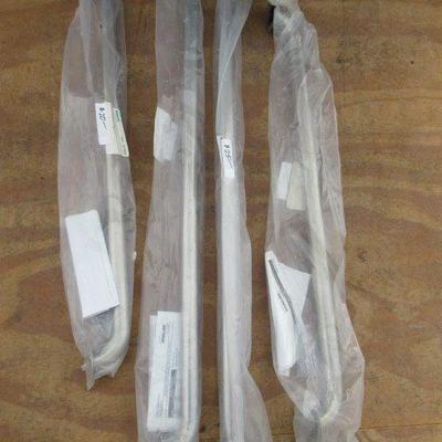 4 ALUMINUM, HEAVY DUTY STAINLESS STEEL WELL GRAB BARS