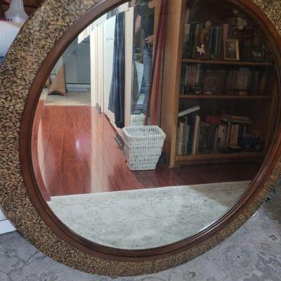 Nice round wall mirror