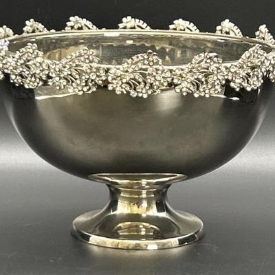 Nicole Miller Accents Footed / Punch Bowl Adorned