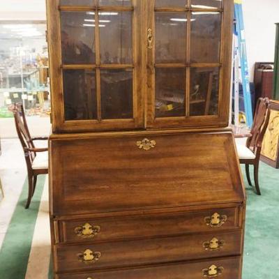 1225	STATTON WALNUT 2 PART SECRETARY, APPROXIMATELY 40 IN X 20 IN X 82 IN H
