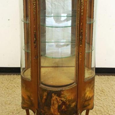 1217	VERNI MARTIN VITRINE, APPROXIMATELY 28 IN X 17 IN X 58 IN H

