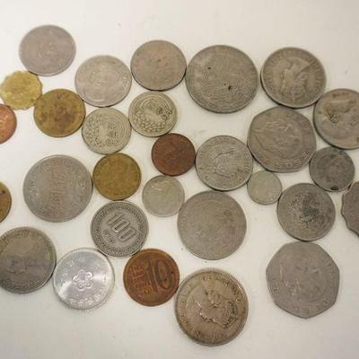 1285	LOT OF ASSORTED FOREIGN COINS
