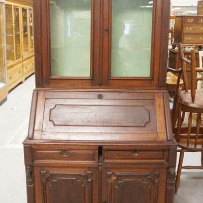 1211	VICTORIAN 3 PART SECRETARY IN NEED OF RESTORATION, TRIM MISSING, APPROXIMATELY 37 IN X 20 IN X 73 IN H
