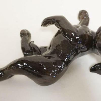 1155	GOEBEL BLACK LAB DOG LAYING DOWN FIGURINE APPROXIMATELY 14 IN X 5 IN H
