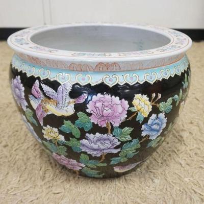 1277	ASIAN KOI FISH BOWL/JARDINIERE, APPROXIMATELY 15 IN X 12 IN HIGH
