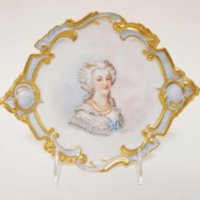 1023	HAND PAINTED ARTIST SIGNED FRENCH DEPOSE PLATE, APPROXIMATELY 9 IN
