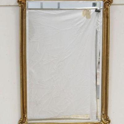 1177	BEVELED EDGE MIRROR IN GILT FRAME, APPROXIMATELY 26 IN X 38 IN
