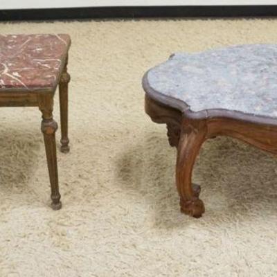 1170	2 MARBLE TOP STANDS
