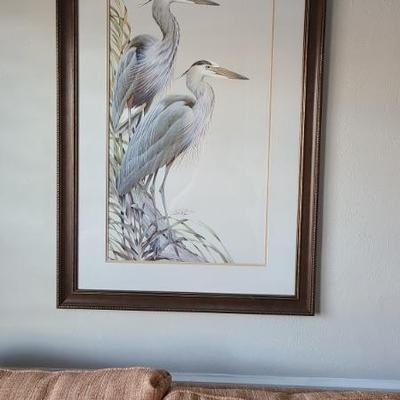Karge print of great blue herons (1 of 2)