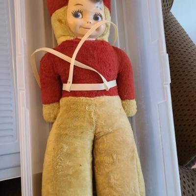 Vintage plush doll