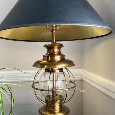 Shipâ€™s lantern style lamp