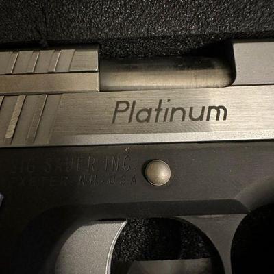THIS ITEM ONLY AVAILABLE NOW FOR PRE-SALE - Sigg Sawyer Platinum Elite 45 ACP ($999)