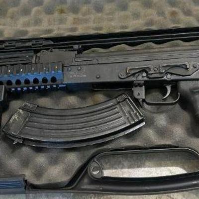 THIS ITEM ONLY AVAILABLE NOW FOR PRE-SALE -ï»¿ WASR-10 Romanian AK-47 w/ Synthetic Stock, Guntec Rail System, Sliding Butt Stock, One...