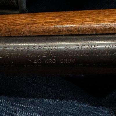 THIS ITEM ONLY AVAILABLE NOW FOR PRE-SALE Mossberg 22 Long Rifle Model 350-KC w/ Scope, Wear Mark On Barrel ($250)