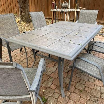 Patio Set, 7 pieces