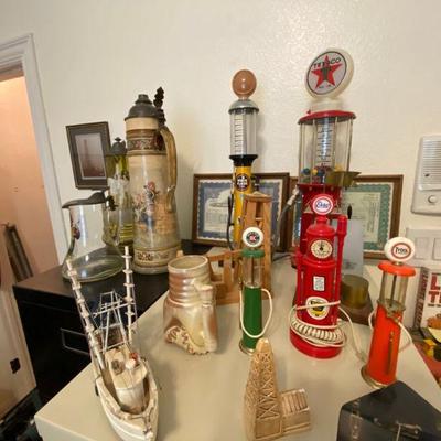 Collection of Vintage Gas Pumps