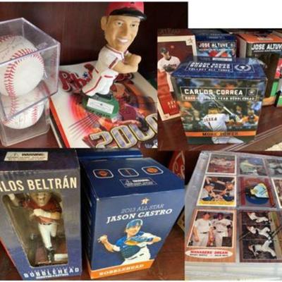 Large collection of Baseball cards and other memorabilia