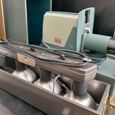 Argus 380 slide projector, Smith Victor Camera Lights