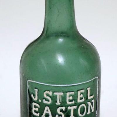 1086	ANTIQUE BEER BOTTLE J STEEL, EASTON PA, APPROXIMATELY 7 1/2 IN HIGH
