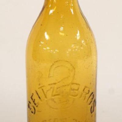 1029	ANTIQUE BEER BOTTLE SEITZ BROS, EASTON PA, APPROXIMATELY 9 1/2  IN HIGH
