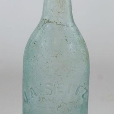 1053	ANTIQUE BEER BOTTLE JA SEITZ, EASTON PA, APPROXIMATELY 7 1/4 IN HIGH
