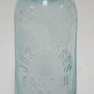 1063	ANTIQUE BEER BOTTLE JOS MOSES, EASTON PA, APPROXIMATELY 7 IN
