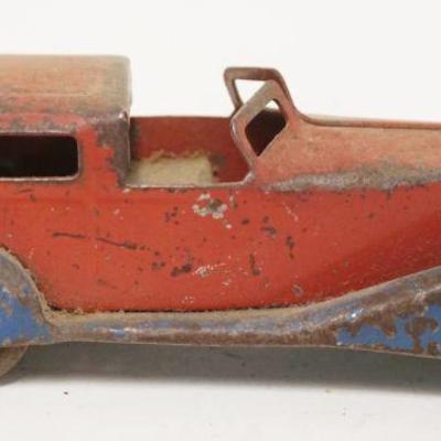 1195	ANTIQUE PRESSED STEEL CAR, APPROXIMATELY 6 IN LONG X 2 IN HIGH
