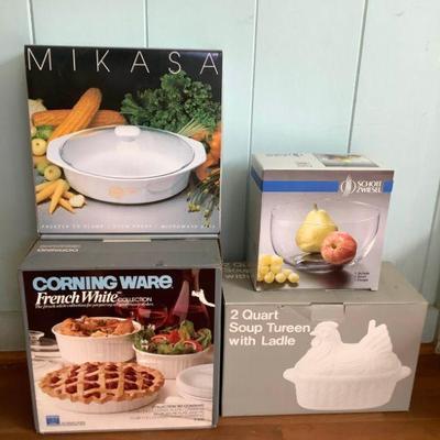 WHT010 Corning Ware, Mikasa, Etched Glass & More!