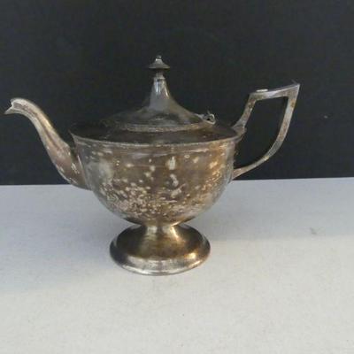 Vintage Pewter Teapot 