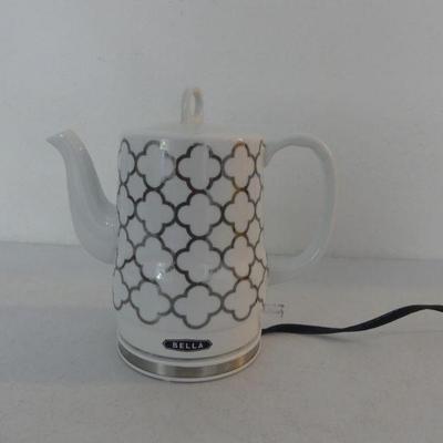 Bella Electric Ceramic 1.2 Liter Tea Kettle