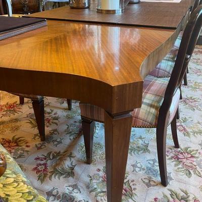Art Deco Dining Table with Leaves & Pads
