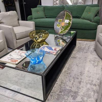 Restoration Hardware Mirrored Cocktail Table
