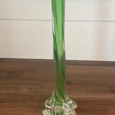 MCM green bud vase 