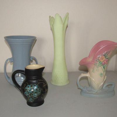 Hull pottery plus assorted 
