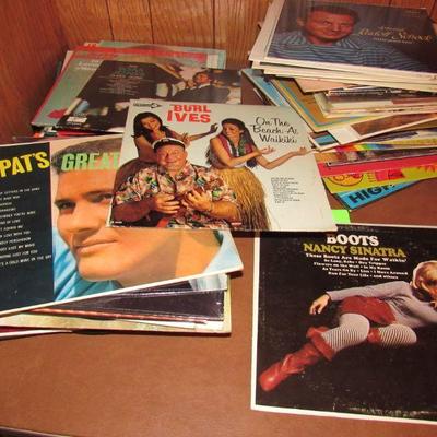 vintage LP records 