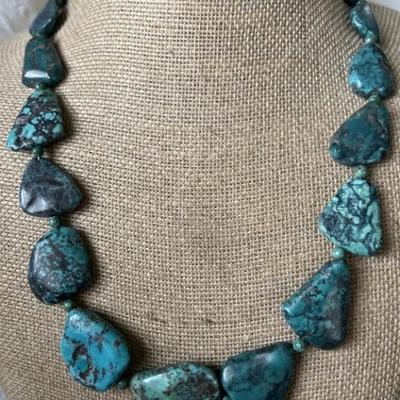 Jay King Sterling Silver & Turquoise Necklace