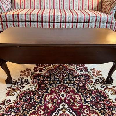 Clawfoot coffee table $180