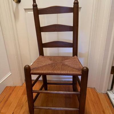 Ladder, back chair, rush, bottom